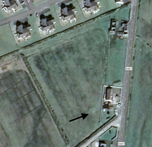 playing around on google maps and looked up the farm in Ireland where a horse I know lives. there he is. Smokey the horse, visible from space