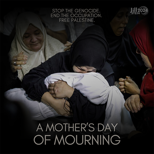 This Mother's Day, I cannot celebrate motherhood while Israel’s slaughter in Gaza continues.

@UNRWA estimates that 37 children lose their mothers every day in Gaza. At least 10,000 Palestinian women and 14,000 children have been killed by Israeli forces in the last 7 months.…