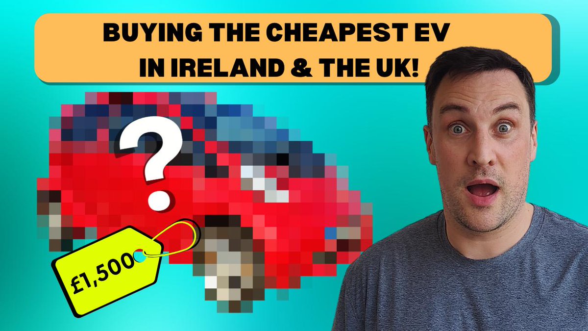 I bought the cheapest EV in Ireland and the UK. Join me on the journey. youtu.be/qaW1rSQd7rQ?si…