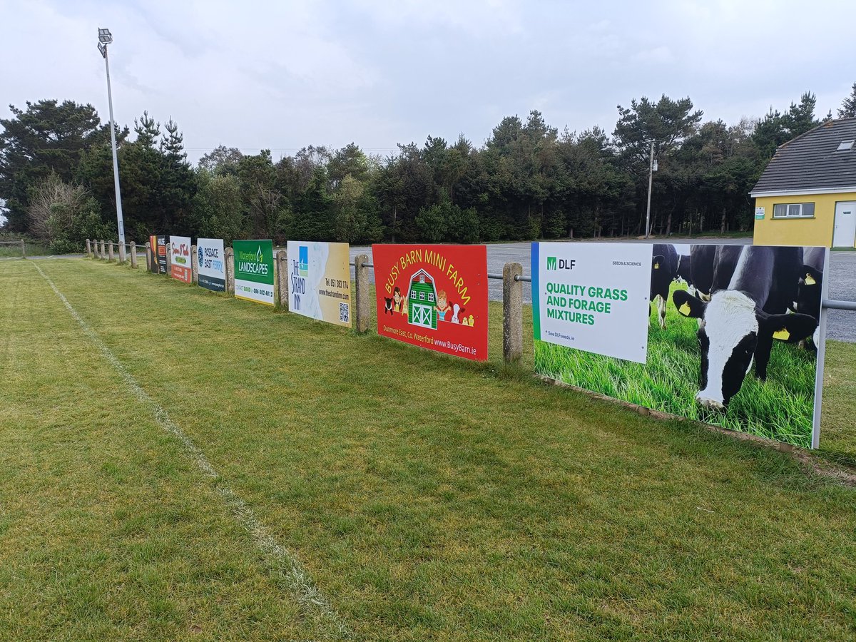 Snazzy new pitchside signs @GaultierGAAClub @DLF_IRL