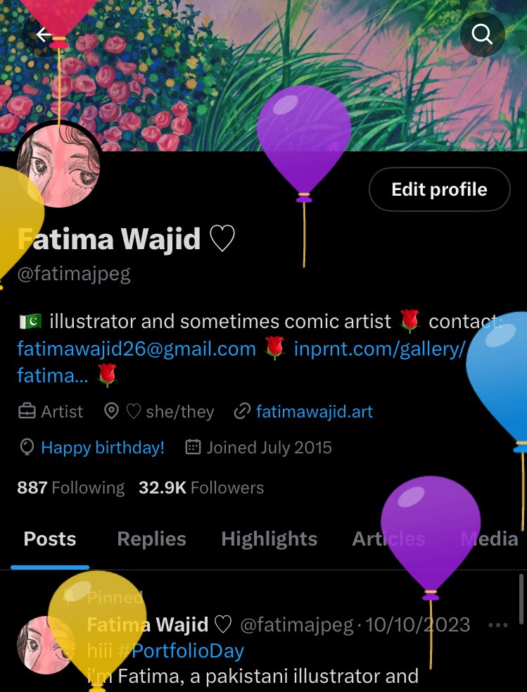 fatimajpeg's tweet image. balloon day 🎂