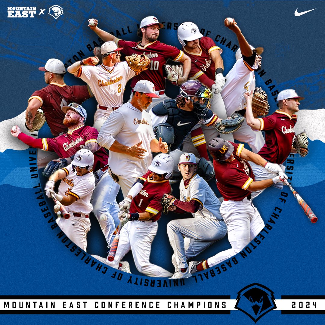⚾️CHARLESTON 3 PEATS AS MOUNTAIN EAST CONFERENCE CHAMPIONS 🏆👀

The Golden Eagles defeated West Virginia State 17-4 in the championship game and will await their regional seed 🤩

#WingsUp