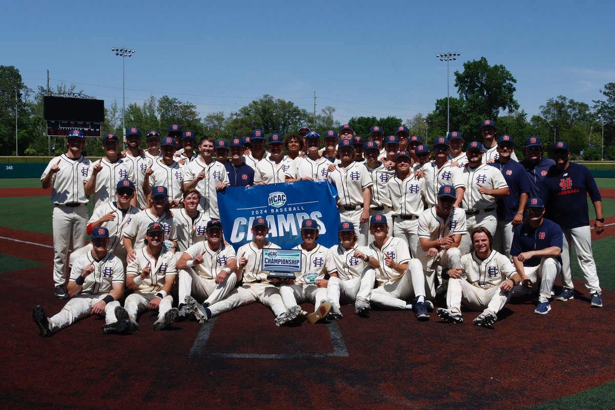 PANTHER  ARE HCAC CHAMPIONS! 🏆

#StripeStandard #D3baseball #TheHeartofD3