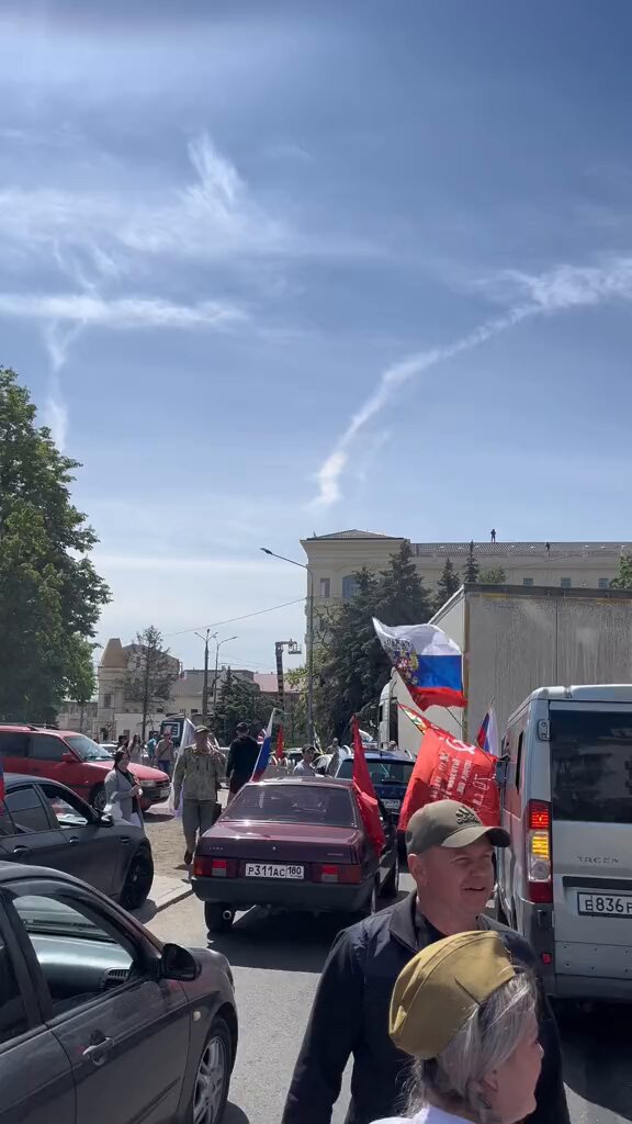 This is settler colonialism, happening right now. During a war of aggression and atrocity Russians come to Ukraine and claim property on illegally-occupied lands (here Mariupol).