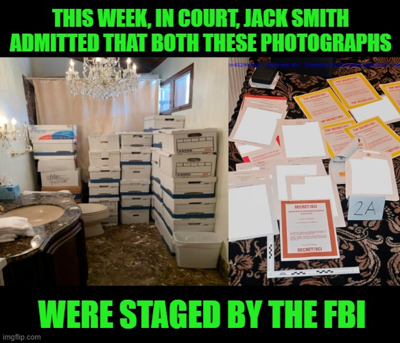 Jack Smith and his fellow FBI personnel staged this. What happens to an FBI agent or special counsel who commits a crime like this?? Could it happen to ME? Could it happen to YOU?