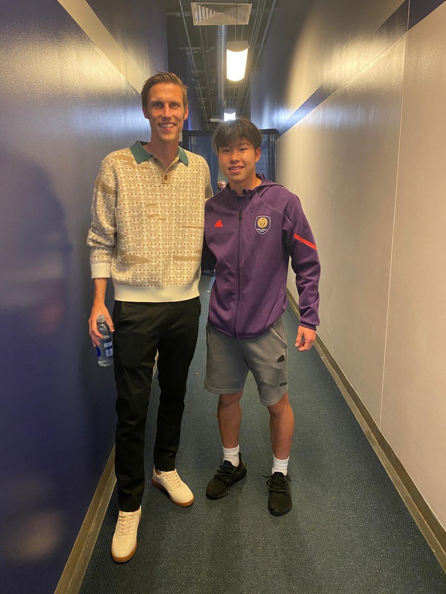 A couple of Mountaineers representing in the MLS! @YUTARO169244531 and Orlando City took down @jackells95 and the Union, 3-2, last night! #HailWV