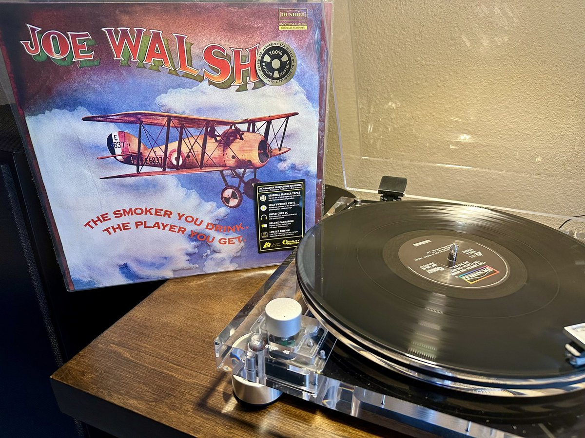 Joe Walsh - The Smoker You Drink, The Player You Get

Analog Productions 45 RPM

#vinyl #vinylcollection #vinyladdict #LP #vinylrecords #nowspinning
