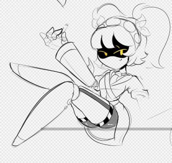 Corpsicle_1's tweet photo. Because corporate shilling has never been this tempting~
#wip #murderdrones https://t.co/VtGfEWWvZE