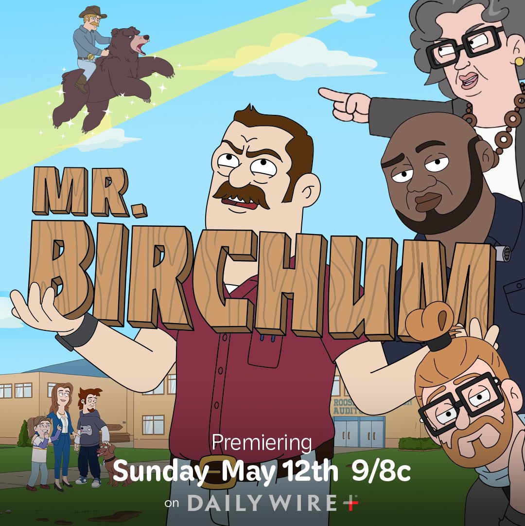 “Mr. Birchum” premieres TONIGHT at 9/8c @dailywireplus! Don’t miss the FREE series premiere: mrbirchum.com