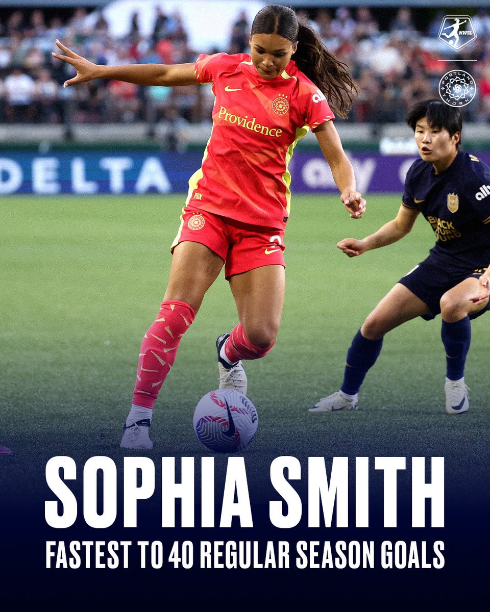 Fastest player to reach 40 regular season goals ✅

It’s just Soph being Soph.