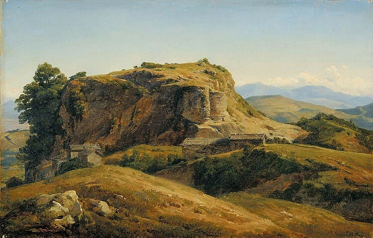 Hilly landscape, Auvergne wikiart.org/en/theodore-ro…