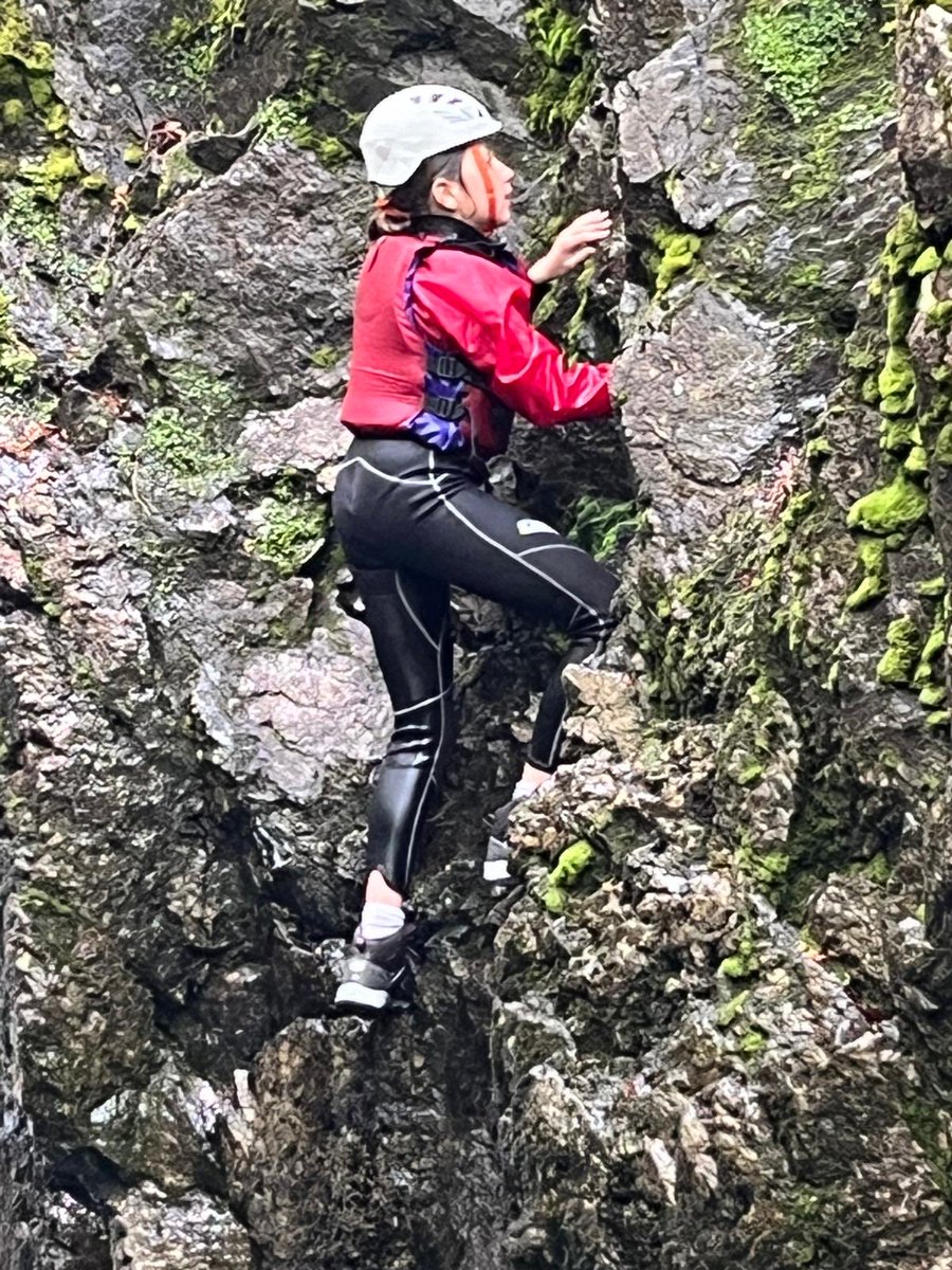 #Adventure in the hills, not too far from school. Ghyll scrambling today.