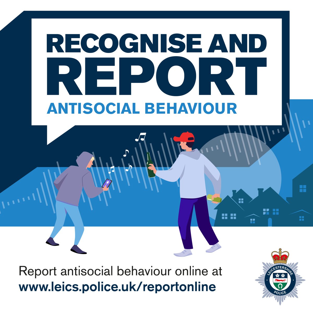 🚓 Westcotes update 🚓 We understand that antisocial behaviour (ASB) causes distress. We are investigating loud music from vehicles, drinking/smoking and shouting on WILBERFORCE ROAD. We have been patrolling and escalating those involved report at orlo.uk/py4EK