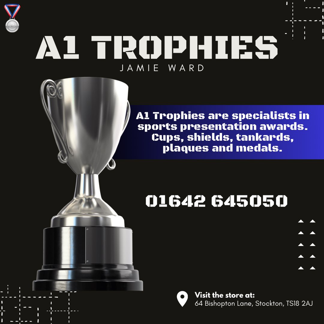 With a lot of our presentations ongoing, we just want to give a shout out to A1 Trophies. Nothing is ever too much trouble. Jamie understands the needs of the club and puts himself out to help every year. Wanting to use someone for a trophy contact A1 Trophies 🤝 #OSIOS