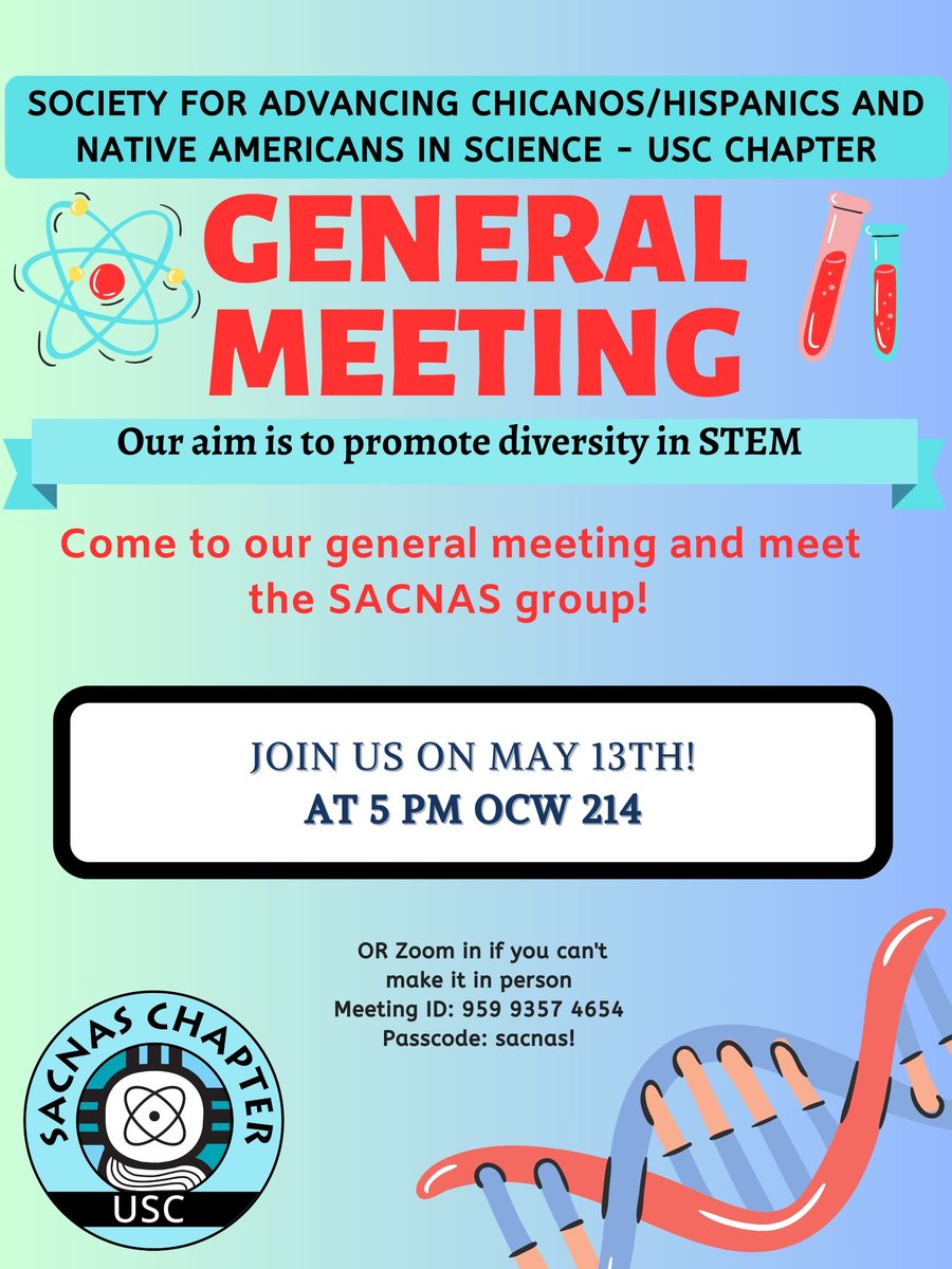 SACNAS@USC tweet media