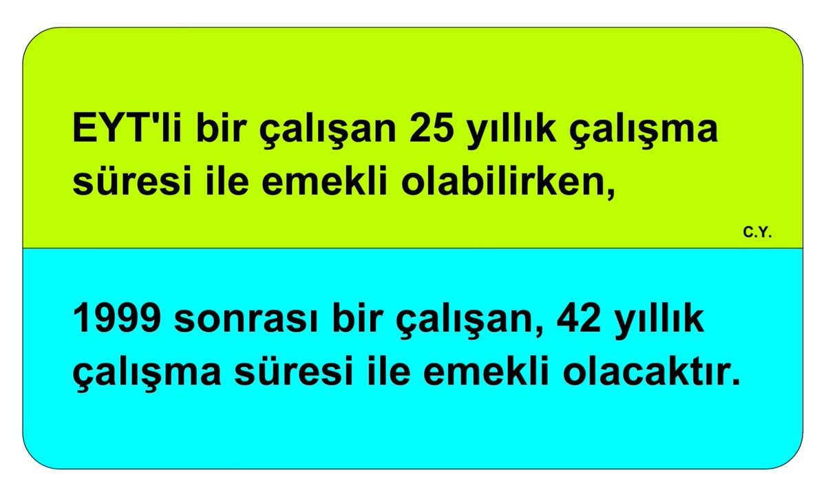 Fark olur da; 3 yıl olur, 5 yıl olur!
17 yıllık fark kabul edilemez!
#EYTsonrasıKademeBekliyor
#2000SonrasıAdalet
@RTErdogan @isikhanvedat