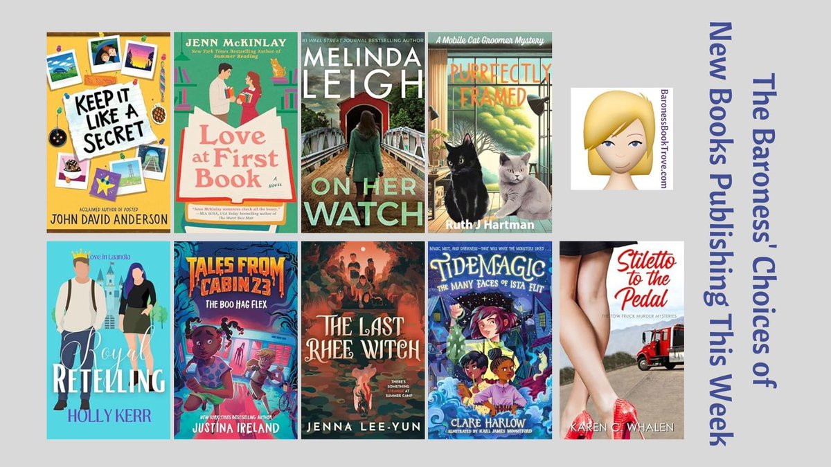 Hello! Here are my choices for #newreleases for the 20th Week of the year. I will reply with the authors. #middlegrade #romanticcomedy #policeproceduralmystery #cozyanimalmystery #sweetroyalromance #middlegradehorror #middlegradefantasies #cozymystery 
buff.ly/3wxApaW