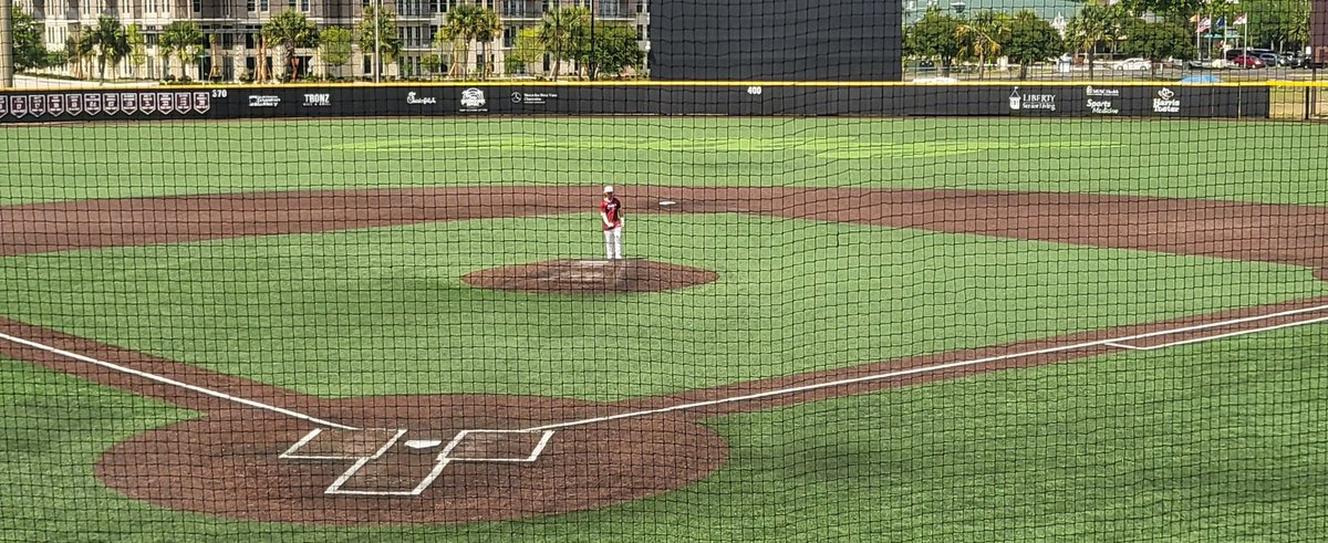 Take it in <a href="/TrotterHarlan/">Trotter Harlan</a> 👏

A career for the books at Patriots Point comes to a close. Still work to be done.

#TheCollege 🌴⚾️