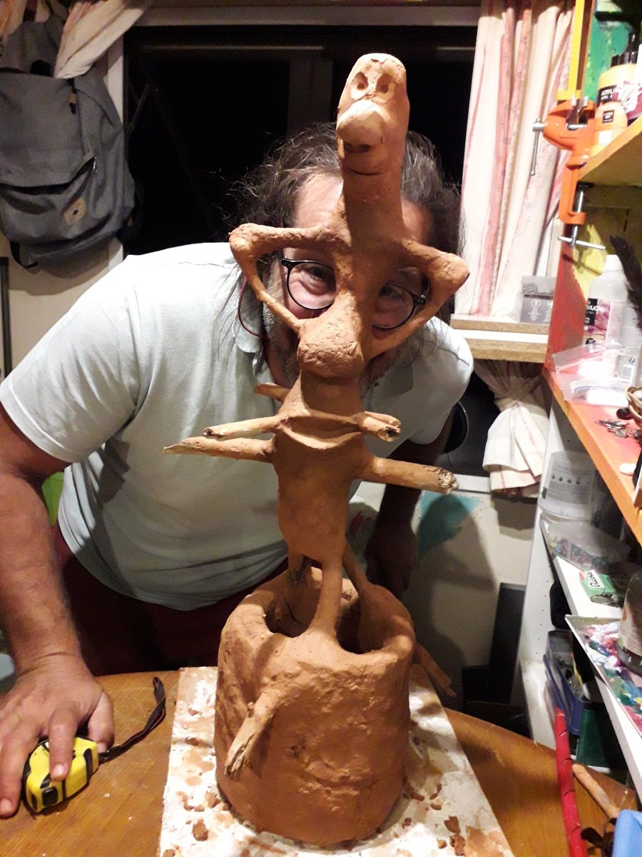 😅😅😅😎😎

My new #sculpture in progress... 

#funnyart