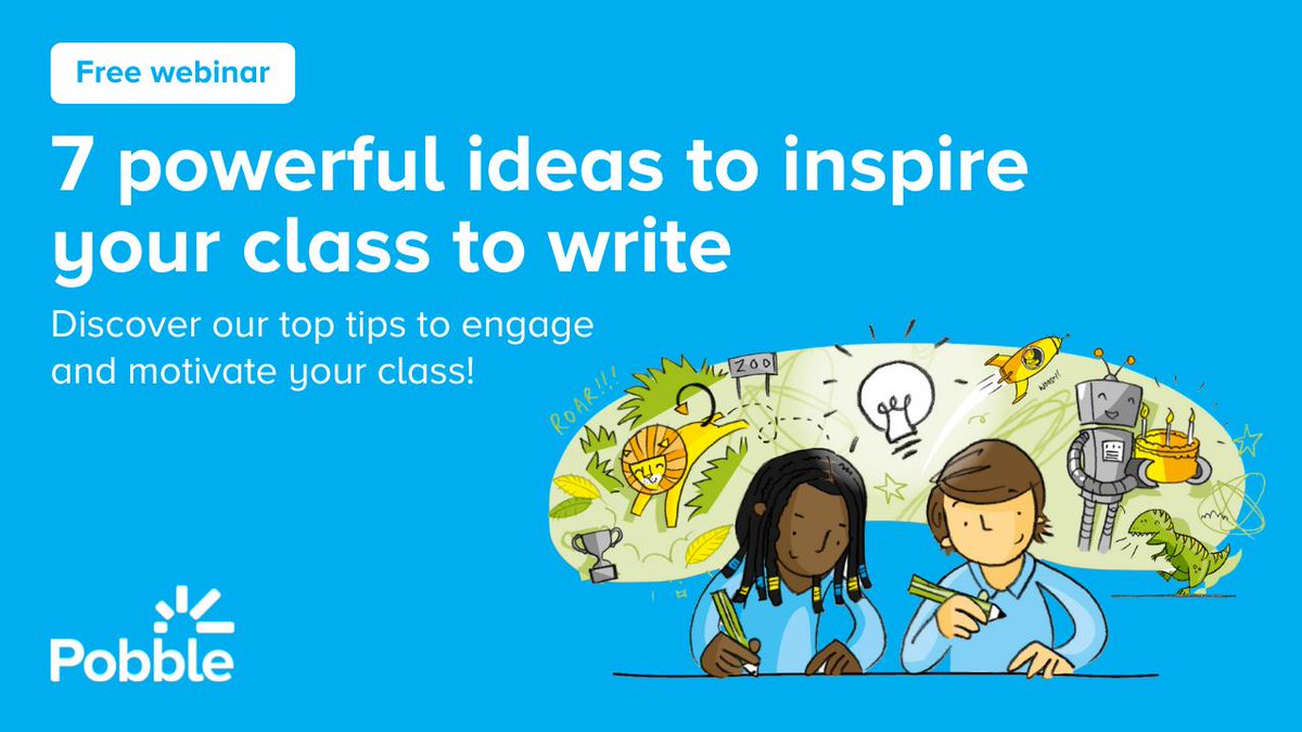 Looking for new ways to inspire your young writers this term? Join our free webinar to discover our top tips and strategies to engage and motivate your class to write. Sign up here: hubs.la/Q02wphxN0💡 #edchat #Teachingwriting
