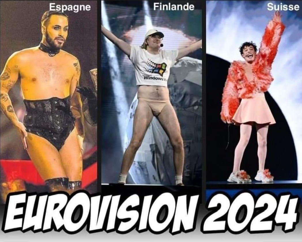 De teloorgang van Europa.
#Eurovision2024