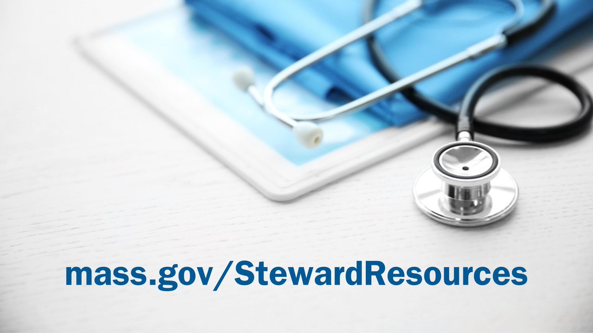 See a full set of resources for patients and families receiving care at Steward Health Care hospitals in MA: mass.gov/StewardResourc… Still have questions? Call our dedicated Steward Health Care call center at (833) 305-2070, Monday-Friday, 8am–6 pm (excluding MA holidays).