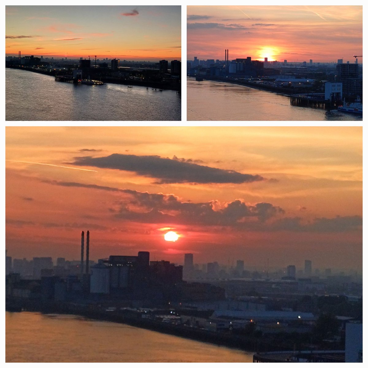 Some #Woolwich #sunsets from this sunny weekend