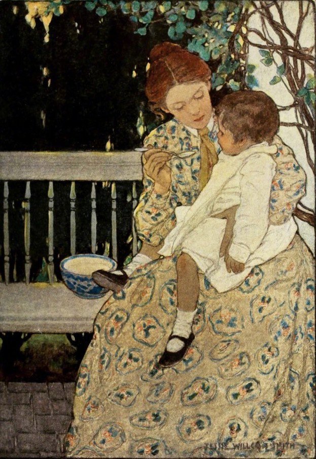 “Mother and Child”👩👧👦👶

Jessie Willcox Smith (September 6, 1863 – May 3, 1935) was an American illustrator during the Golden Age of American illustration.