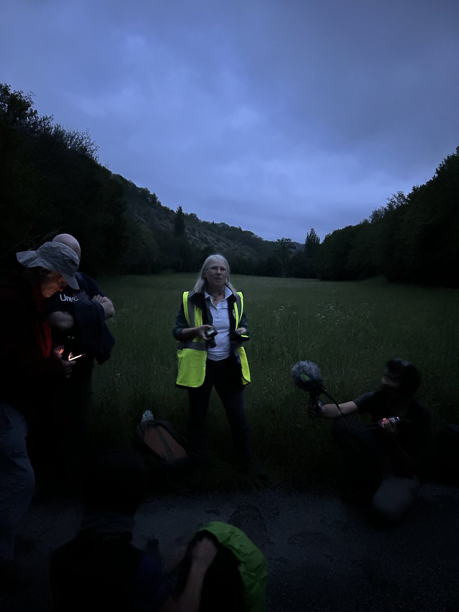 Transhumance nocturne avec le PNR des Causses du Quercy
Premières observations/écoutes des chauves-souris dans une zone Natura 2000 avec une biologiste 
« la lumière agit comme un insecticide sur les insectes »
#nuit #biodiversité #pollutionlumineuse