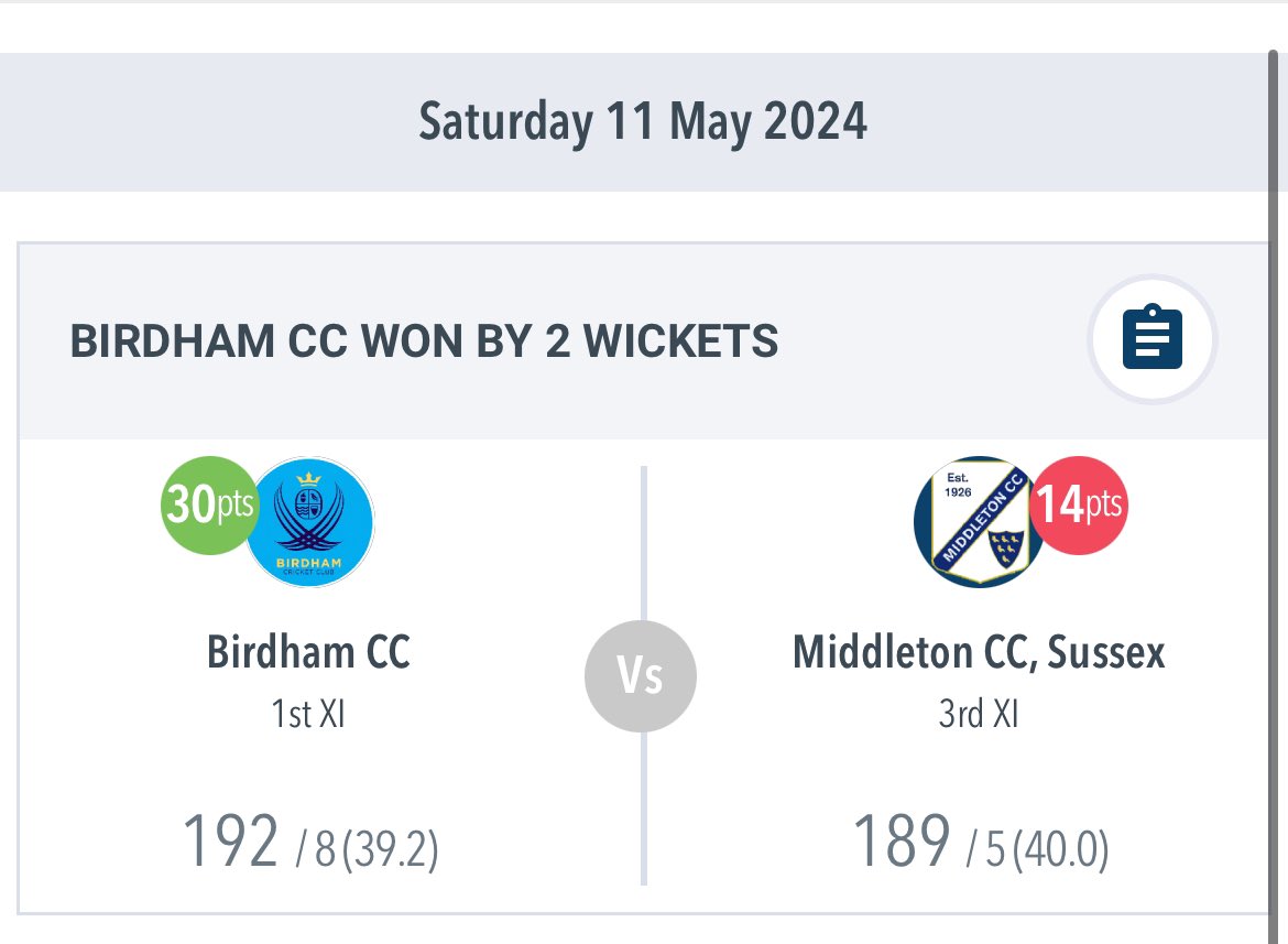 Birdham Cricket Club tweet media