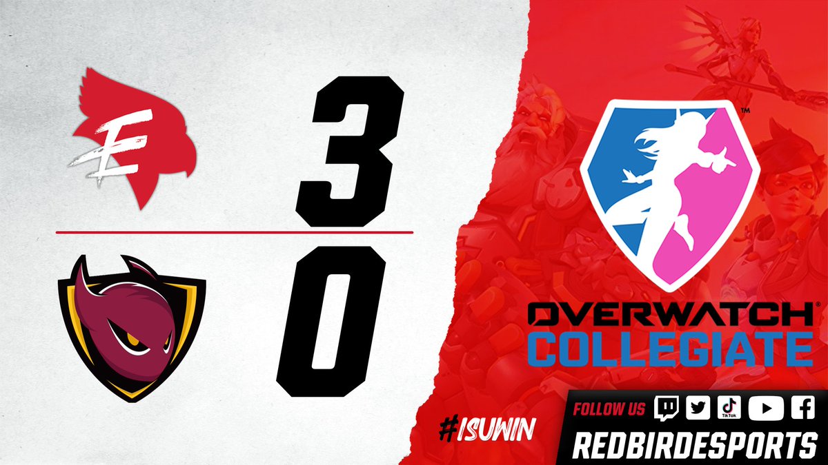 We eliminate ASU with a 3-0 win in the lower bracket of the Overwatch Collegiate Championships! We'll be back Friday for our next match as we look to continue our lower bracket run! #ISUWIN🐦 | #OWEsports