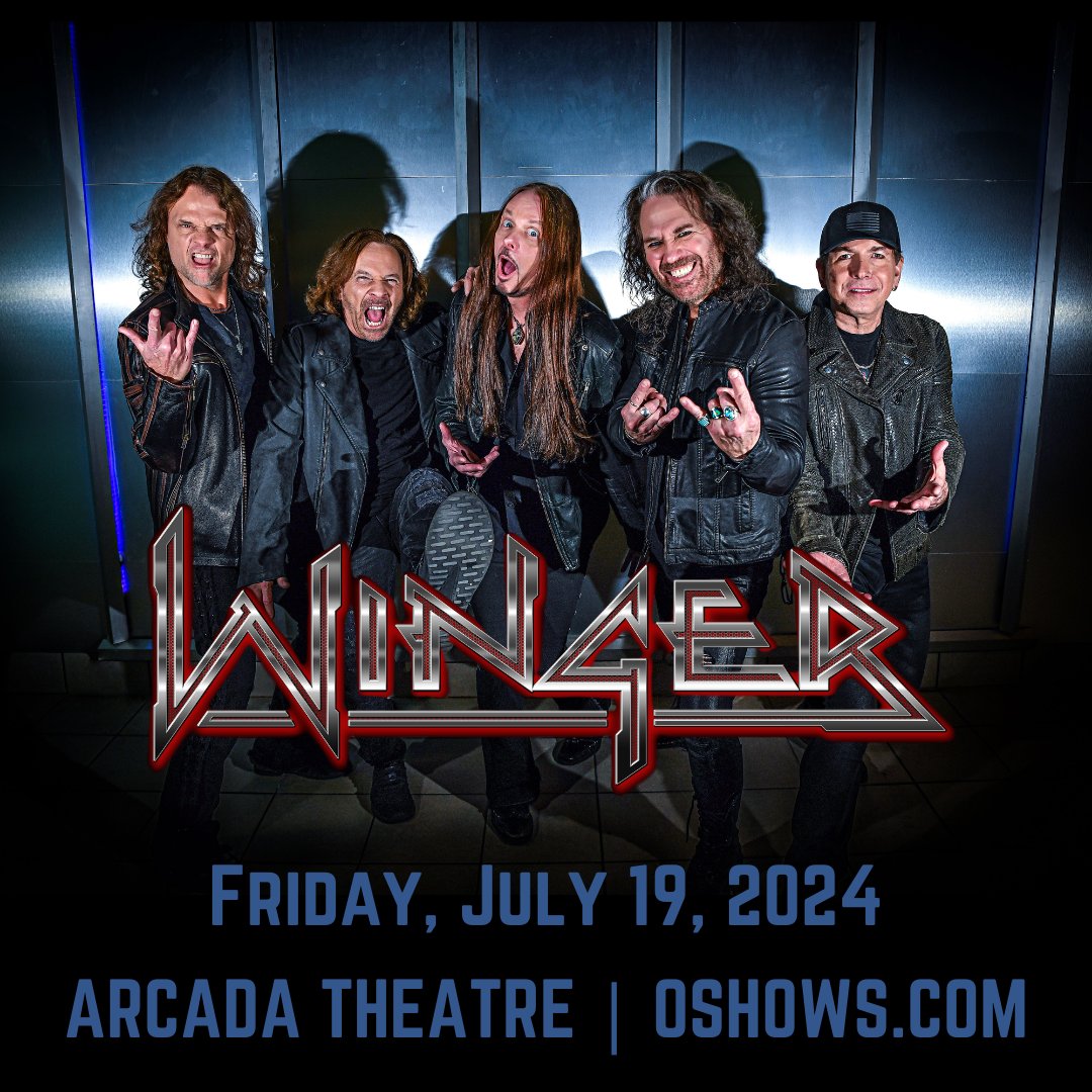St Charles, IL - can't wait to be back at the @ArcadaTheatre on July 19! Tickets & VIPs on sale now at: wingertheband.com/tour-dates-and… #Winger