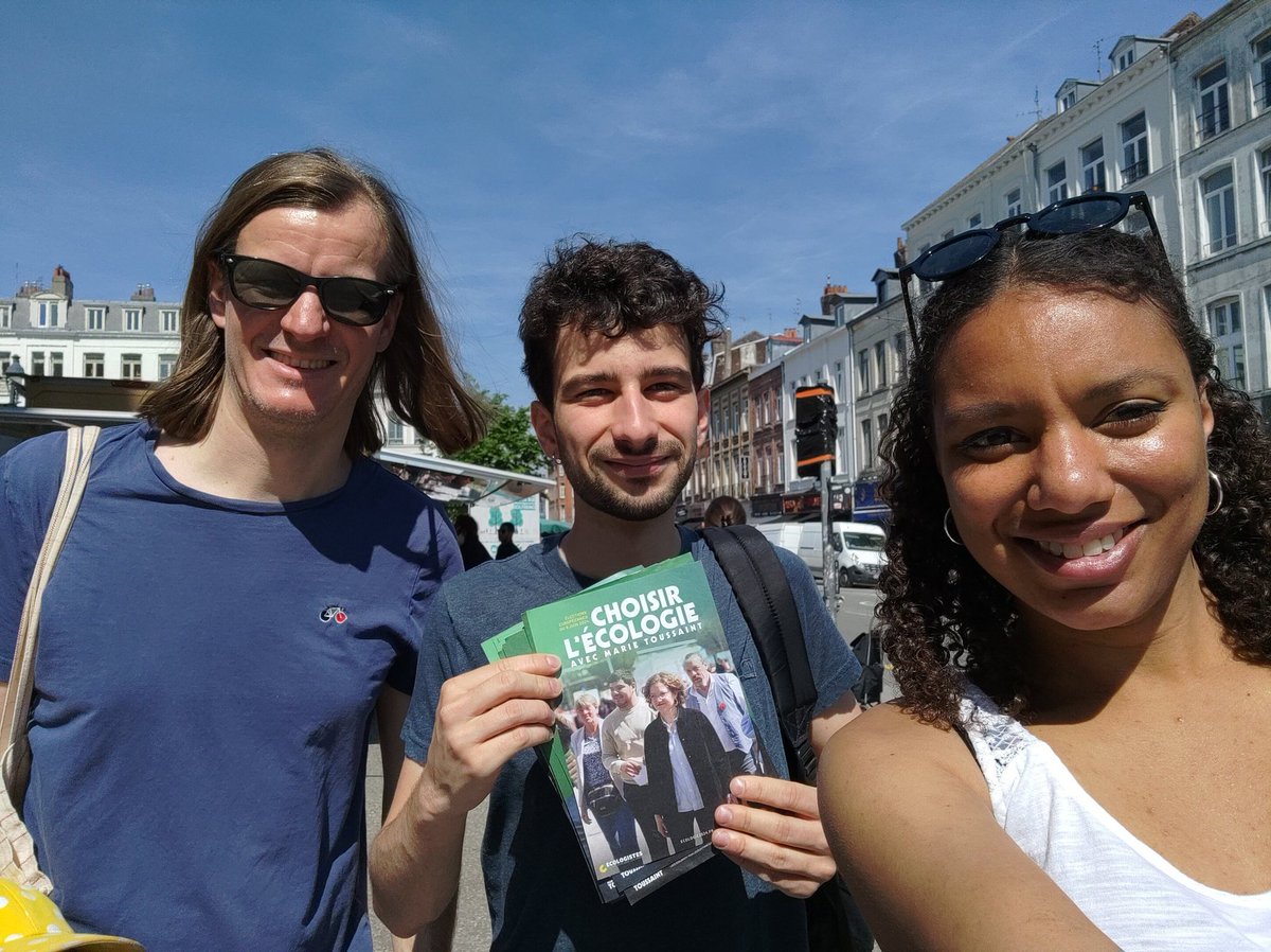 🟢 1 week-end, 5 marchés !

📍Fives
📍Caulier
📍Hellemmes
📍Vieux-Lille
📍Ronchin

Les Écologistes sont sur le terrain pour la campagne des #Européennes2024

🌈 Le #09Juin, pour le Climat, la Justice et la Paix, un seul bulletin : celui de Marie TOUSSAINT !