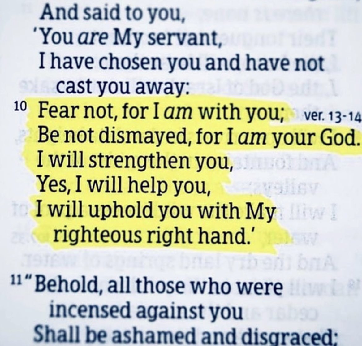 EricanSA's tweet photo. Isaiah 41:10 ♥️ https://t.co/yqwofWE1sL