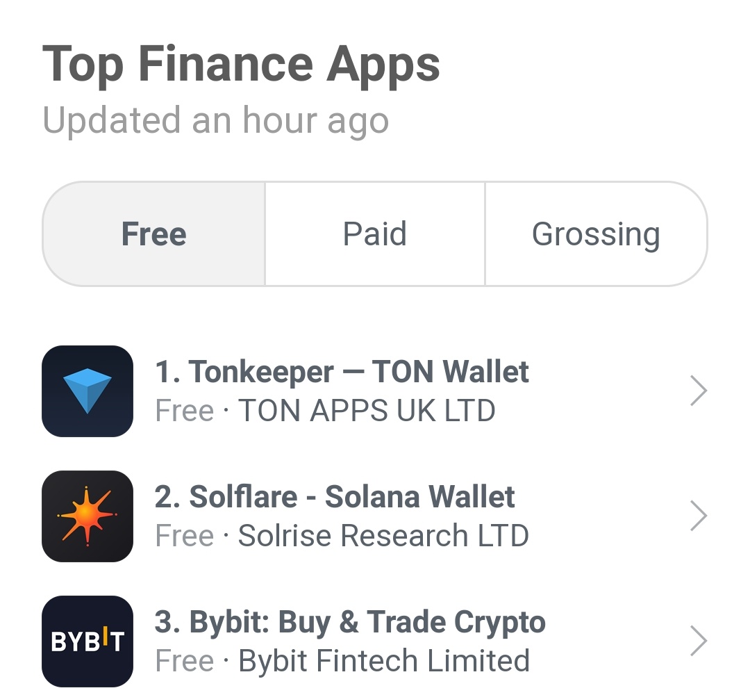 🚨 BREAKING: Solana-based @solflare_wallet is now ranked the No. 2 iOS Finance App in Nigeria 🇳🇬
