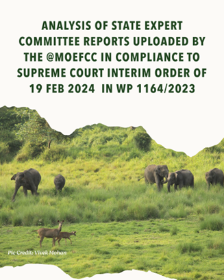 🧵on analysis of #State Expert Committee (SEC) reports #PrakritiSrivastava, @Krithika_1193 and I analysed the SEC reports uploaded by the @moefccin compliance with the February 19, 2024, #SupremeCourt order. Headline findings: Not one state has provided verifiable data on the