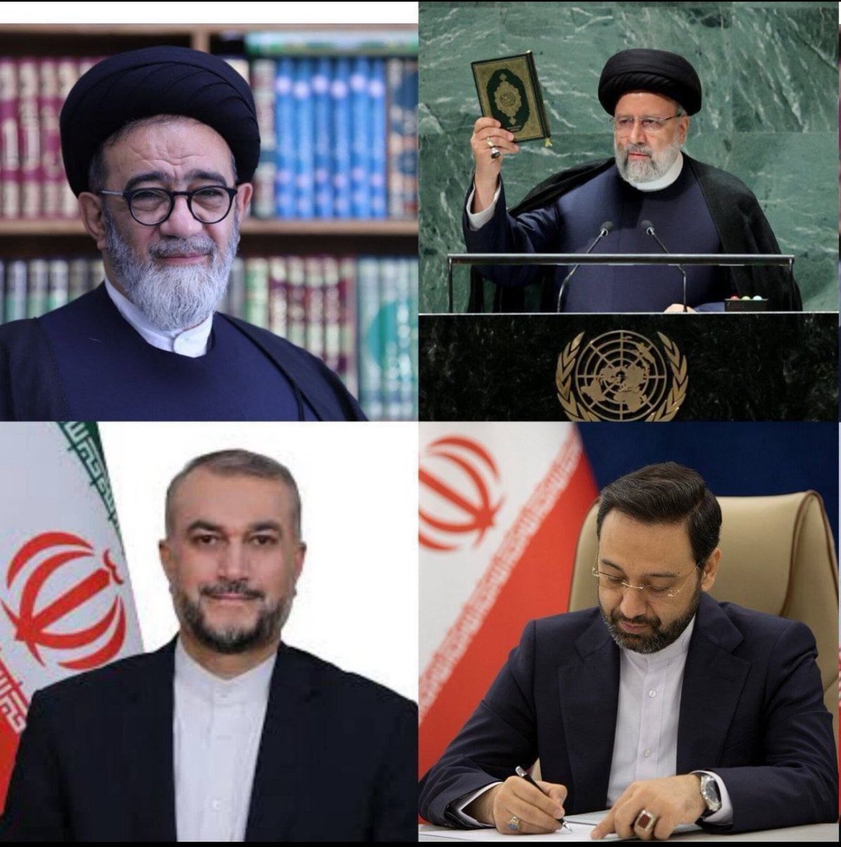 🚨All of the people, including Iranian President Raisi, have all died. - President Ebrahim Raisi - Foreign Minister - Governor of Eastern Azerbaijan - Tabriz’s Imam Mohammad Ali - The Pilot - The Copilot - Crew Chief - Head of Security - Bodyguard First Vice President Mohammad