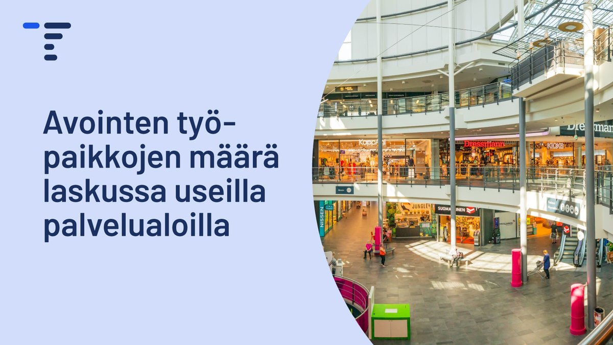 Avoimia työpaikkoja oli vuoden 1. neljänneksellä 60 000, kun vuotta aiemmin määrä oli 80 800. Avoimet työpaikat vähenivät merkittävästi Helsinki-Uudenmaan suuralueella (-9 100) sekä Länsi-Suomessa (-8 300).
📄Tiedote:
stat.fi/julkaisu/clmrr…
#työllisyys