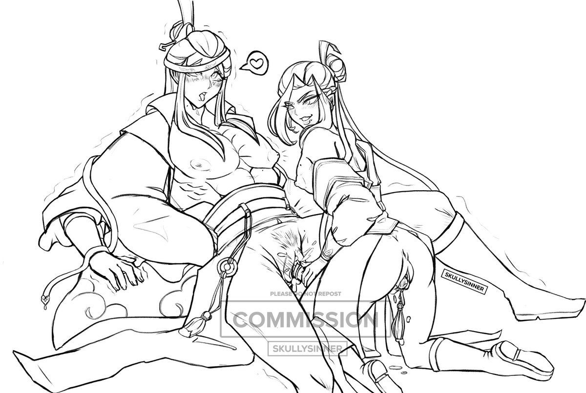 [Commission] Playing around. #chengxi #mdzs #lanxichen #jiangcheng