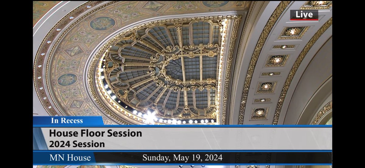 Democracy goes dark in the last minutes  of session, the party  in power goes into recess and then points the cameras to the ceiling of the house. Minnesotans expect and deserve better!
#trifectacantlead
#savemn
#flipmnhouse
