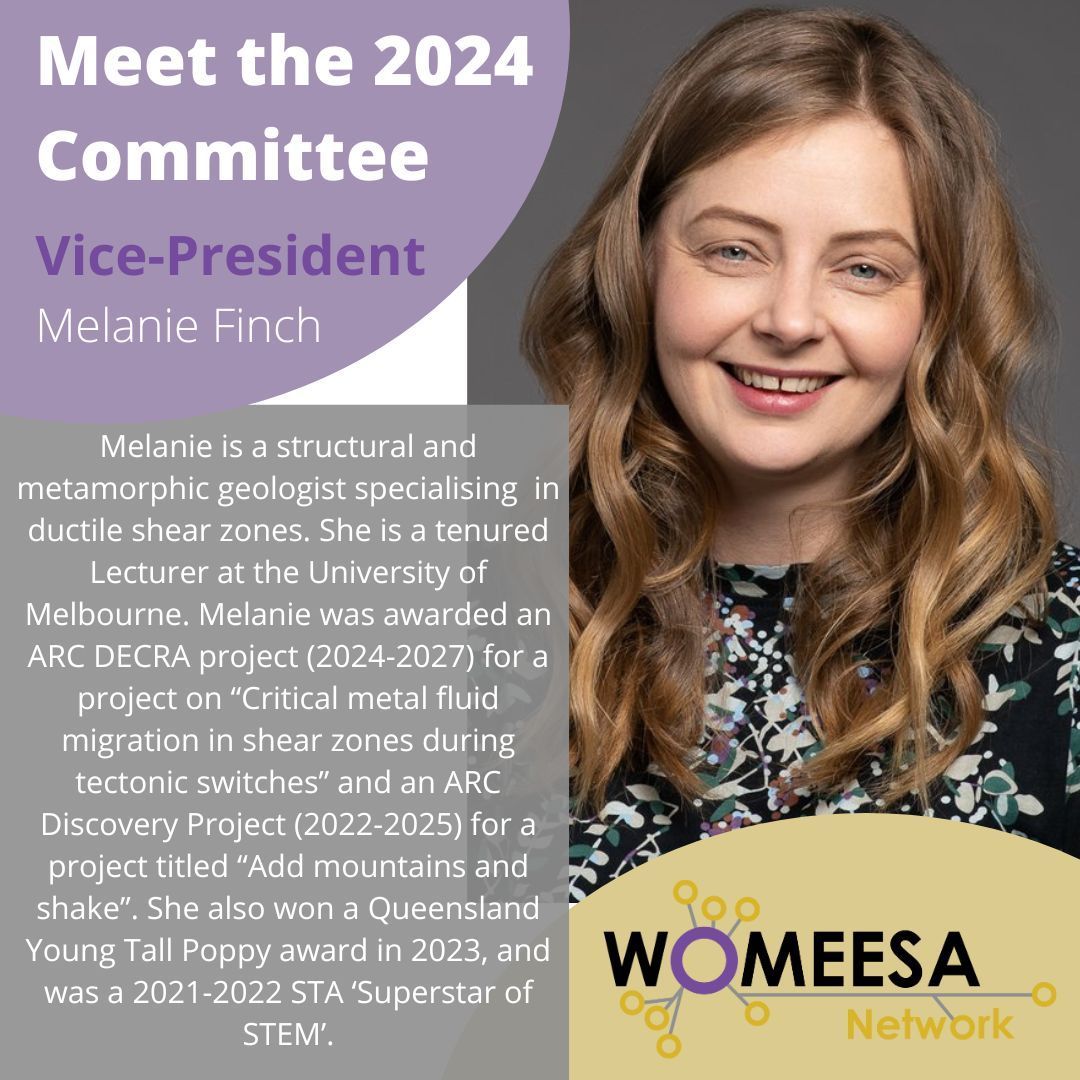 We're pleased to introduce you to our 2024 WOMEESA Committee!
Meet our Vice-President: @melaniefinch_

#womeninSTEM #genderequity #diversity