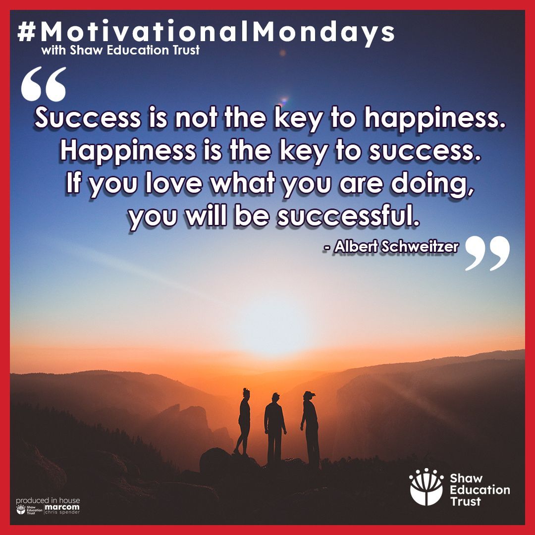 #MotivationalMondays #ShawEducationTrust