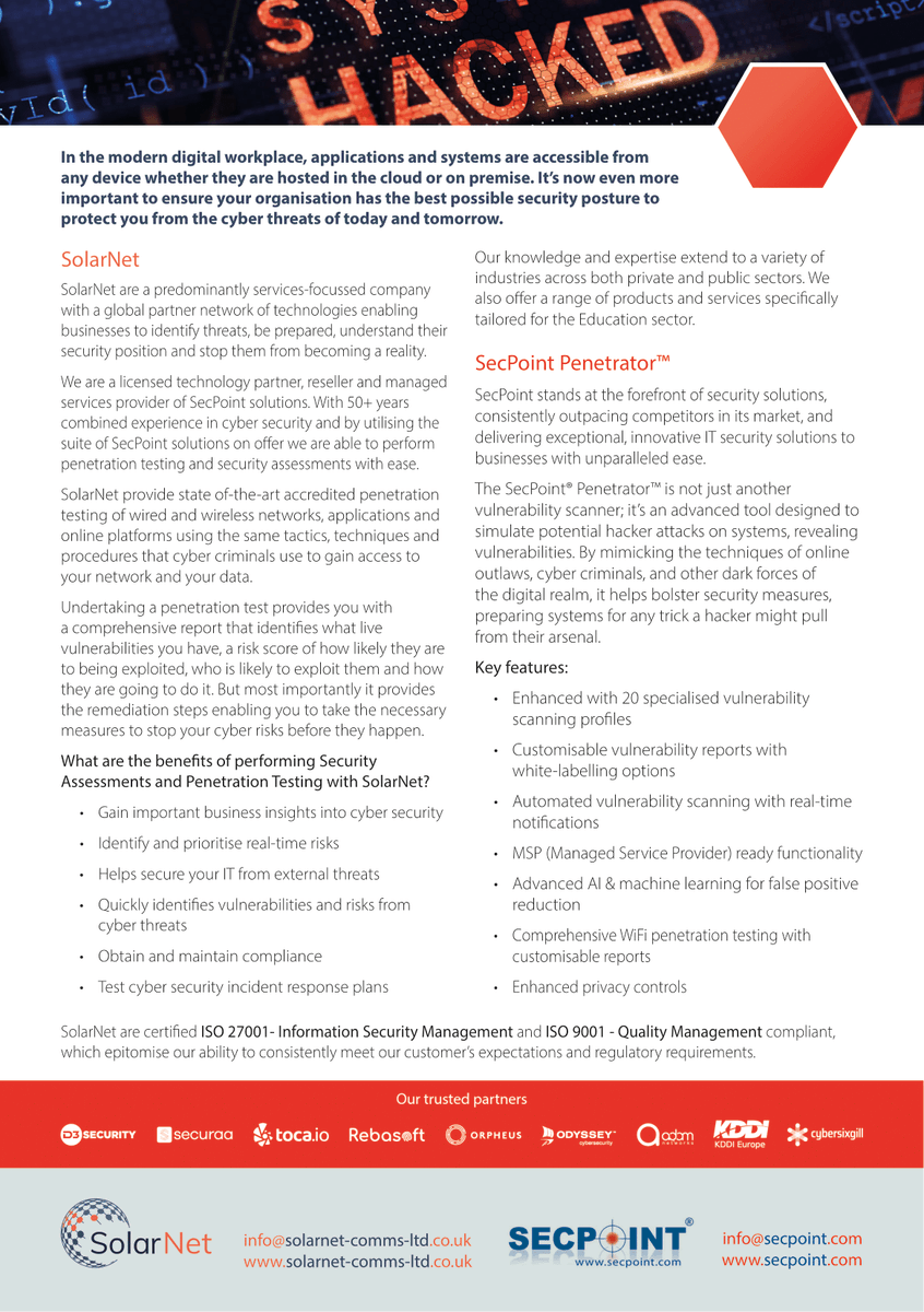 secpoint's tweet image. Get ready for the cutting edge of Cyber Security at InfoSec Europe 2024! Join SecPoint and our partner, SolarNet. Mark your calendars for June 4th to 6th at ExCeL London. Find us at Stand C140 in the Discovery Zone. #infosec #solarnet #secpoint #cybersecuritynews #cybersec