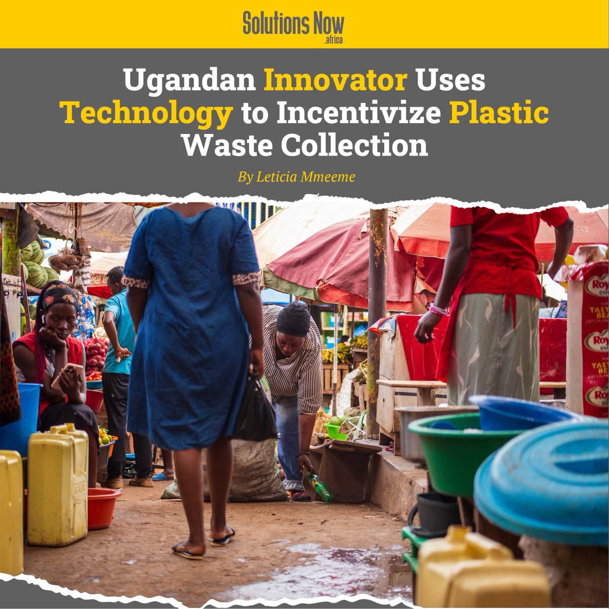 In Uganda, a digital environmental activist is leveraging technology to incentivize plastic waste collection. @MmeemeL writes about the details of this innovative model and its impact on community members. Read more: shorturl.at/Uz2wO (1/3)🧵 #Sojo #SolutionsJournalism