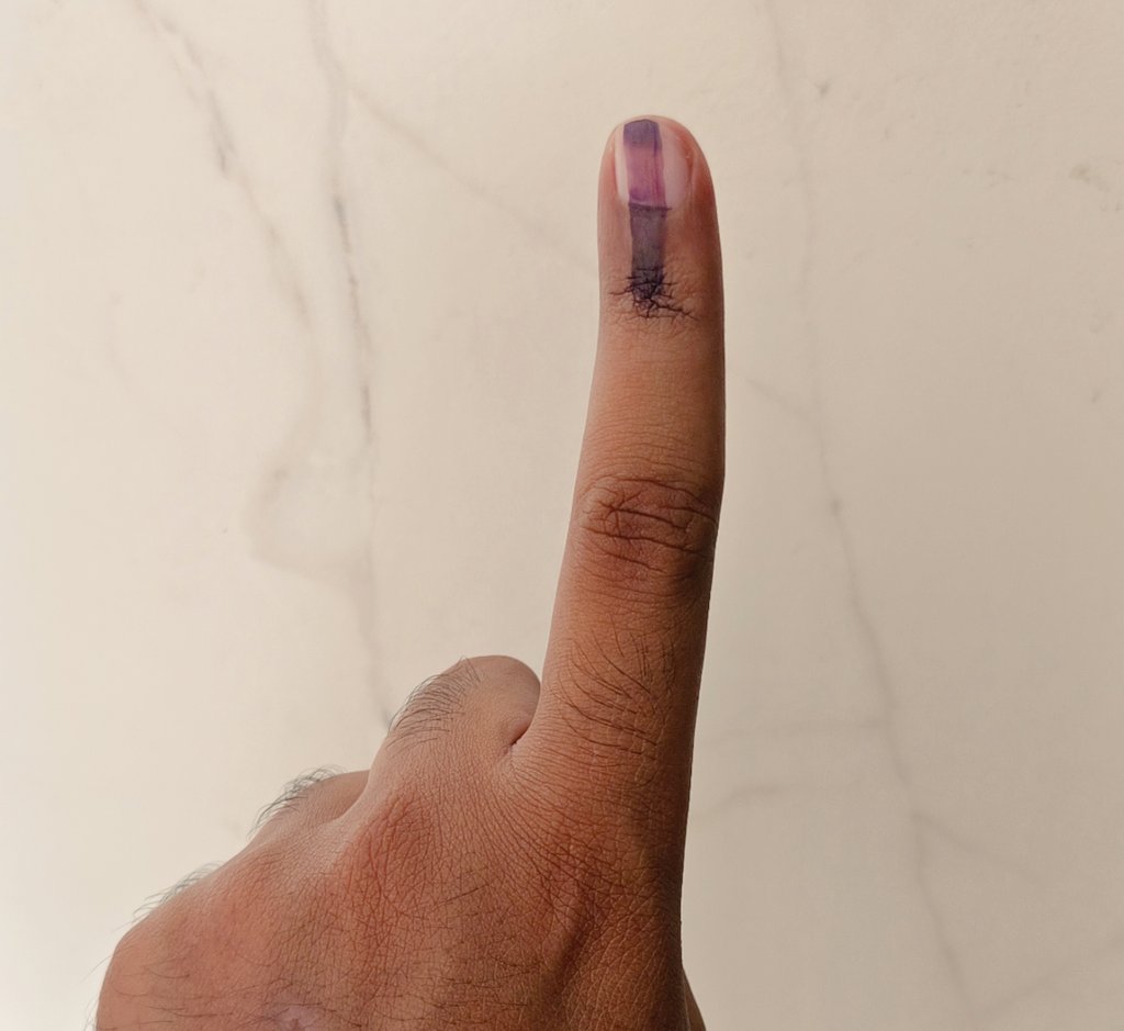 Voted for भारत 🇮🇳

#IndiaVotes #Mumbai
