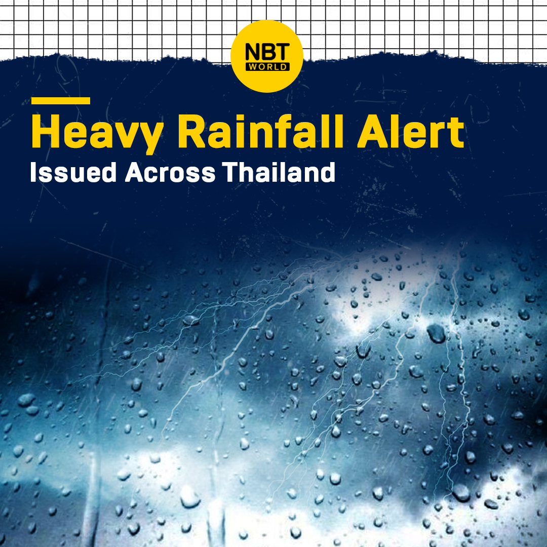 The Thai Meteorological Department has issued a warning for heavy rainfall expected to sweep across various regions of Thailand from May 20 to 26.  

See more: Facebook.com/nbtworld 

#ThailandRains #WeatherWarning #AndamanSea #FloodAlert #SafetyFirst
