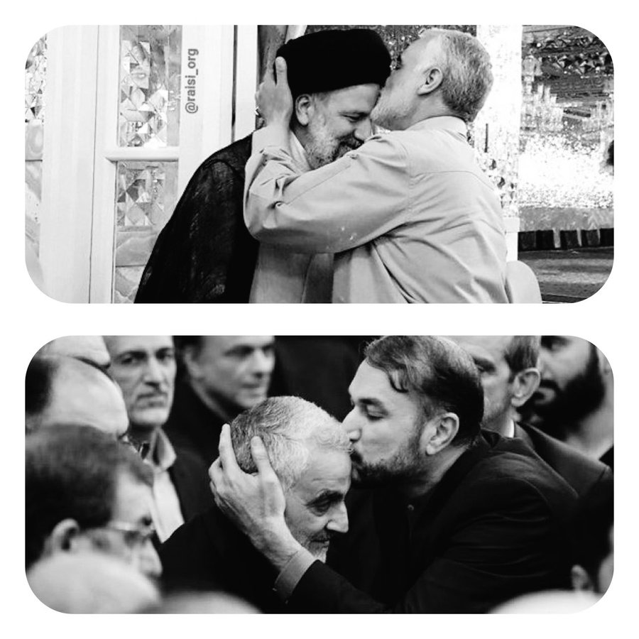 RahMasood1400's tweet photo. El mártir #Ebrahim_Raisi se unió a sus amigos.
#Irán está de luto por nuestro amado presidente. https://t.co/RHdppqaNVf