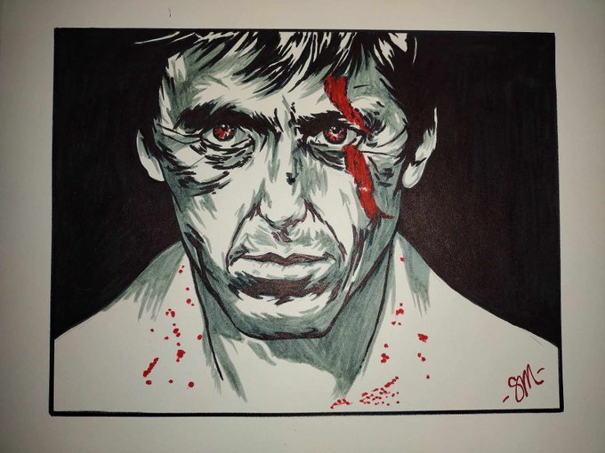 Tonight's drawing. "The eyes, chico. They never lie." https://t.co/yBifgPpEgV