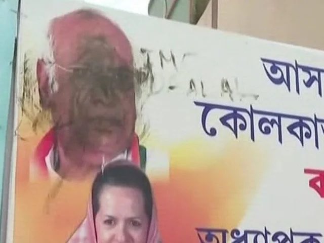 The internecine war between the Congress spills out. After Congress President Mallikarjun Kharge openly castigated Adhir Ranjan Chowdhury for taking on Mamata Banerjee, his posters outside Congress headquarter in West Bengal have been defaced with 'TMC Dalal' written across. The