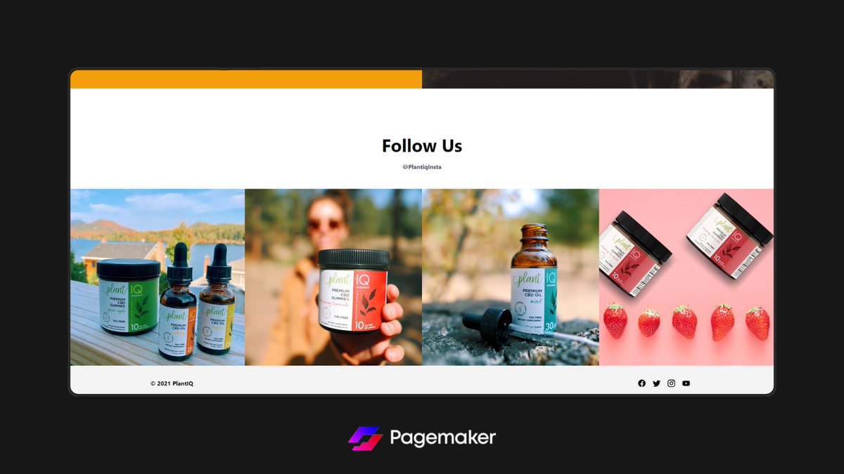 Increase your social media followers and user interactions across all channels by adding the latest social media posts to your e-commerce landing page.

Preview link: organics-zme.pagemaker.link

#designer #ImageModule #SocialMedia #WebsiteBuilder #WebsiteDesign #NoCode